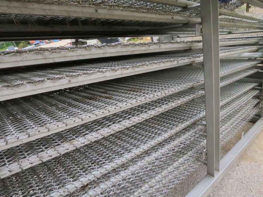 4144 Belt drier web table for Frying line potato chips