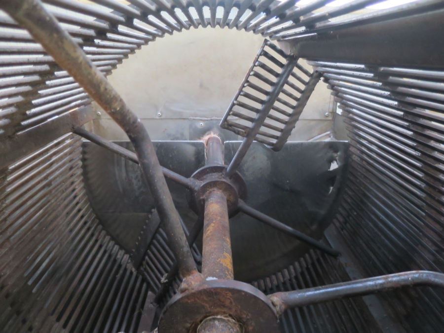 4323 Potato washer with destoner stainless steel