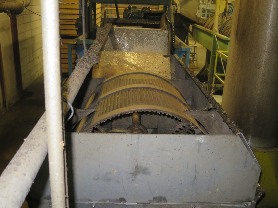 4323 Potato washer with destoner stainless steel