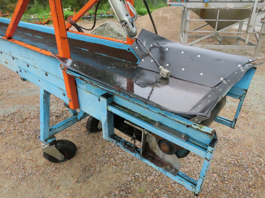 4366 EMVE plain conveyor 8000x550 mm