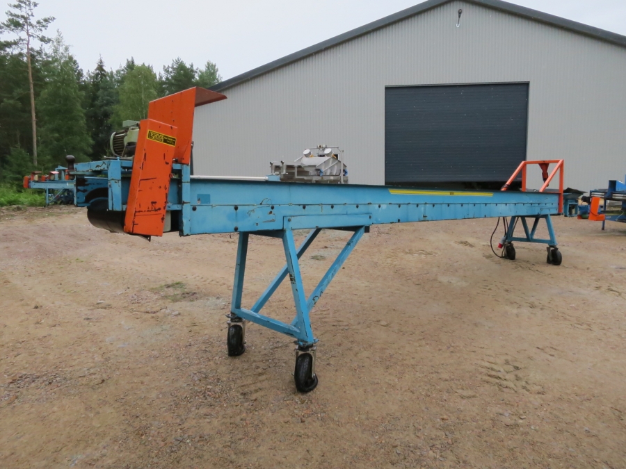 4366 EMVE plain conveyor 8000x550 mm