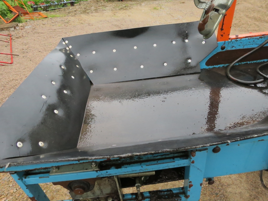 4366 EMVE plain conveyor 8000x550 mm