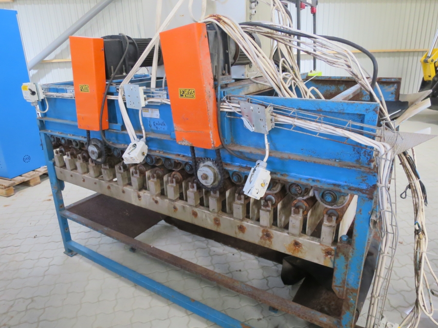 4369 EMVE felt drier table 15 rollers 1000 mm width