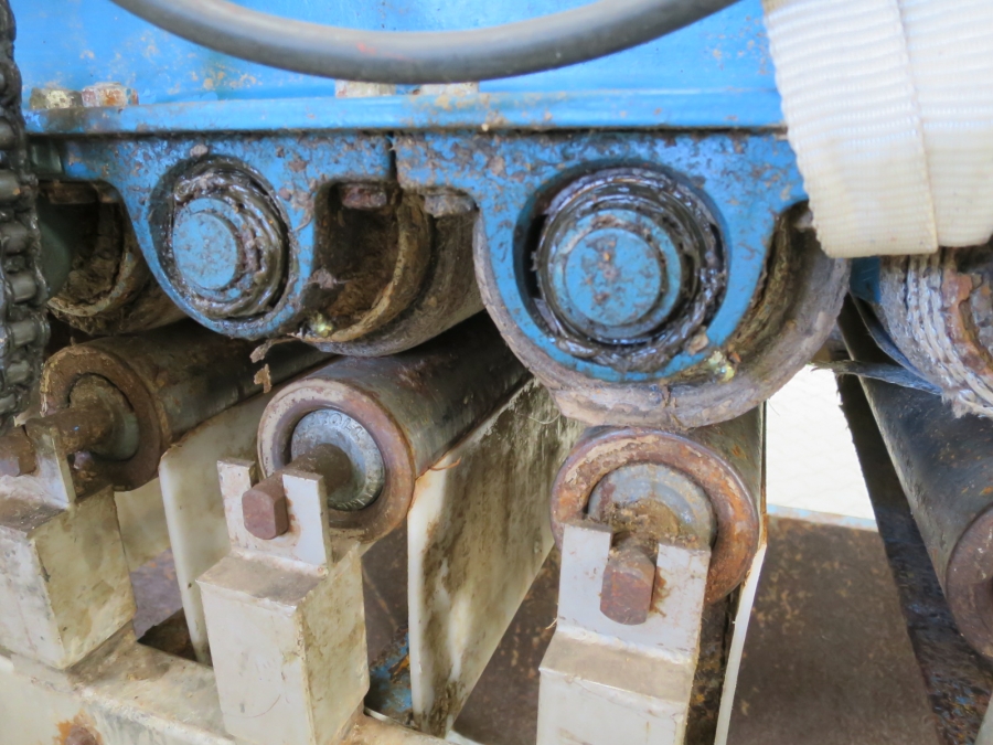 4369 EMVE felt drier table 15 rollers 1000 mm width