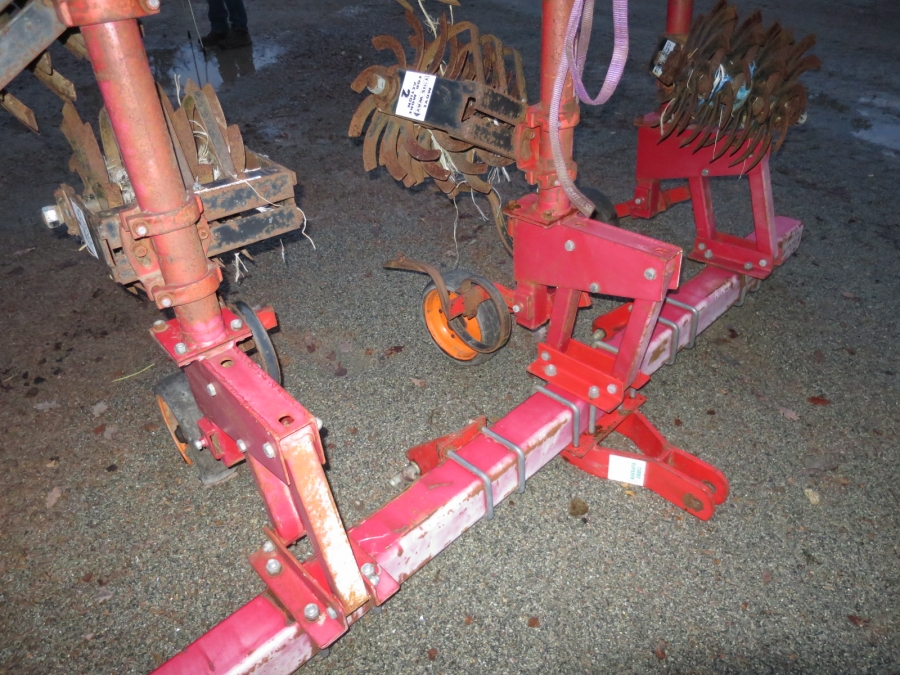 4492 Turbokup 4 row potato ridger / weed control