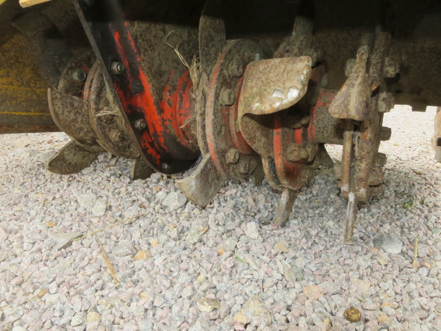 4518 Breviglieri 2 row interrow tillers, row tiller harrow