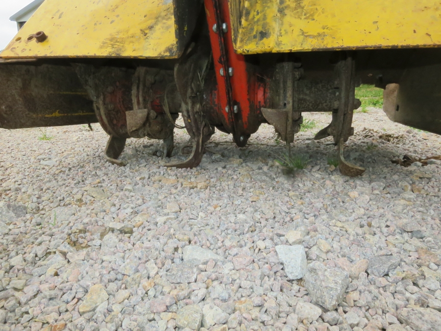 4518 Breviglieri 2 row interrow tillers, row tiller harrow