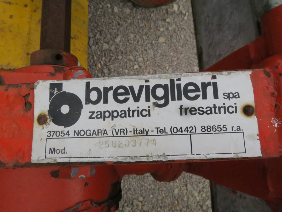 4518 Breviglieri 2 row interrow tillers, row tiller harrow
