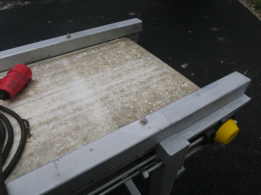 4537 Limas conveyor on legs 