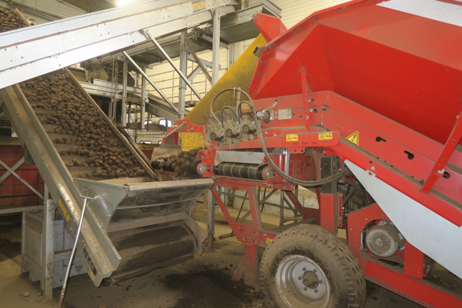 4558 Grimme RH24-60 XXL receiving hopper
