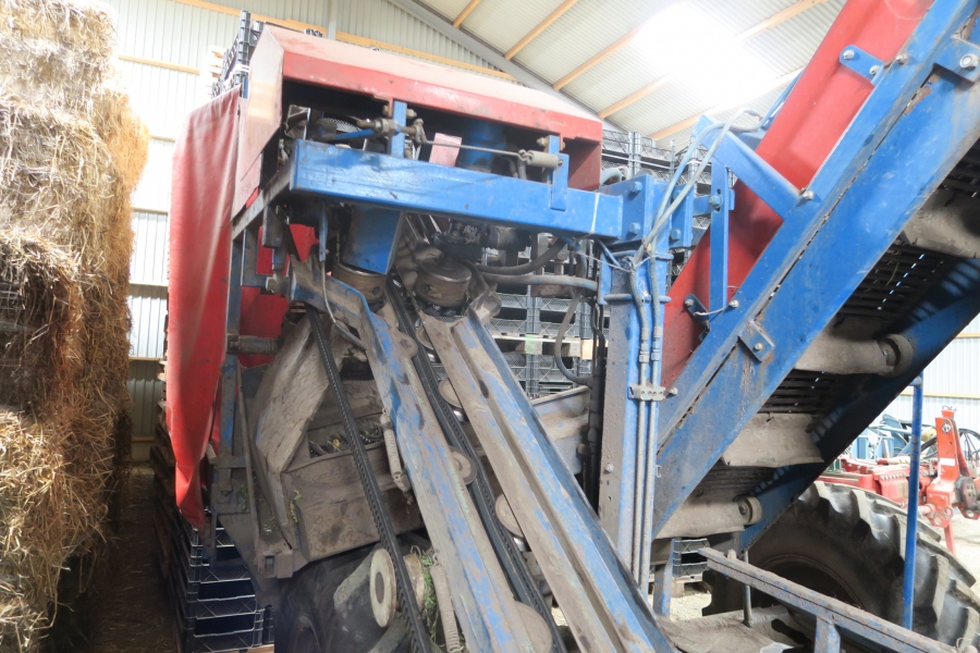 4667 Asa-Lift T-100 carrot harvester with bunker