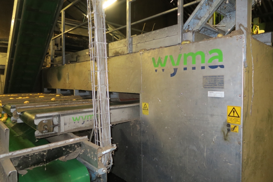 4749 WYMA rollergrader / lift roller sizer for potato / onion
