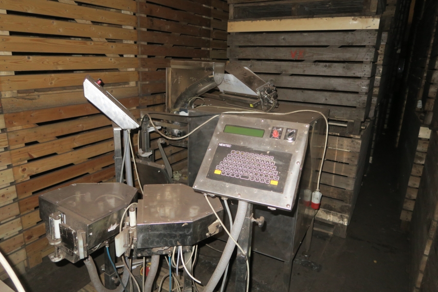 4768 Newtec 3009 weigher with bagging line for carrots