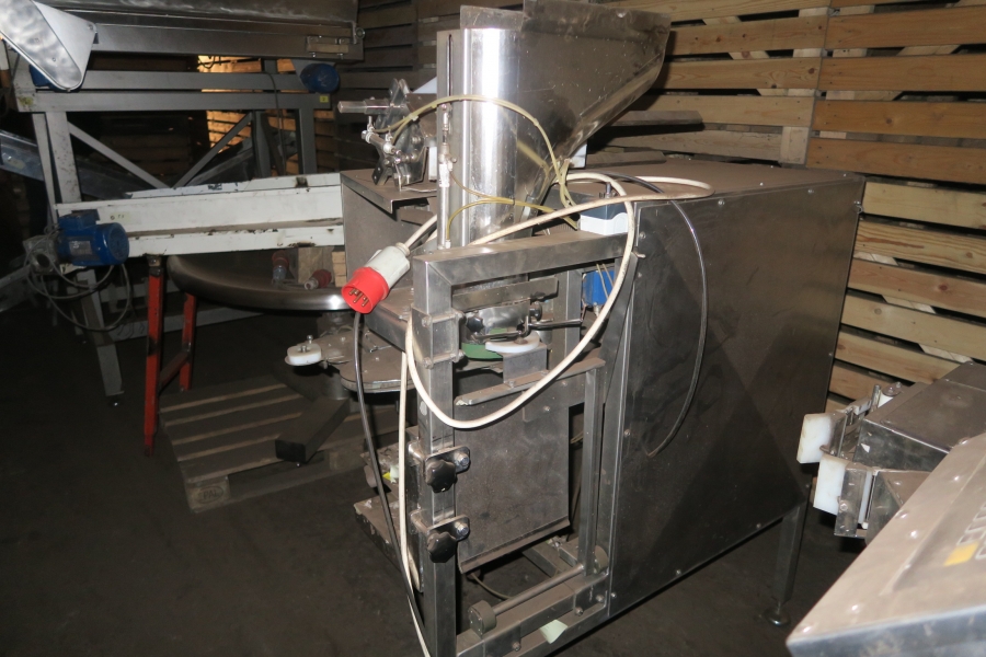 4768 Newtec 3009 weigher with bagging line for carrots