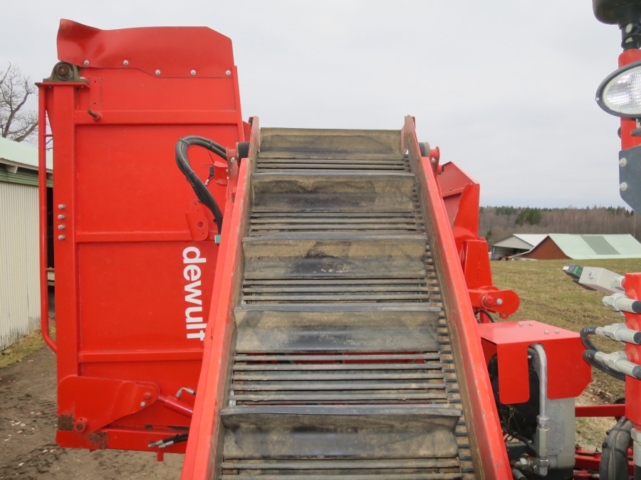 4774 Dewulf GBC carrot harvester 1 row with 3 ton bunker