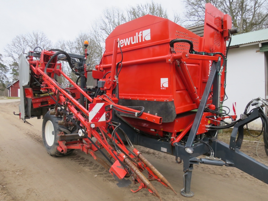 4774 Dewulf GBC carrot harvester 1 row with 3 ton bunker