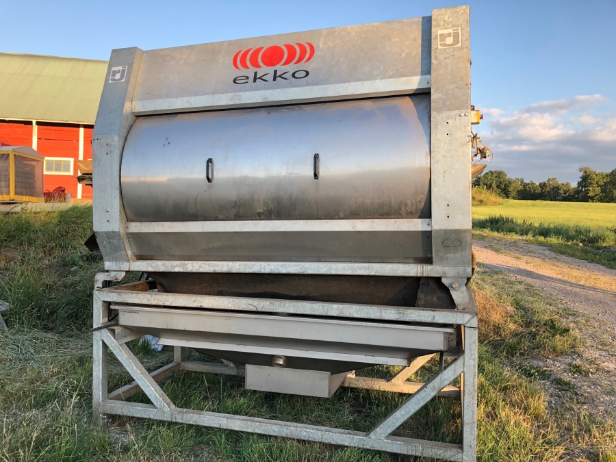 4841 EKKO EM1207 polisher for potato 2 m drum