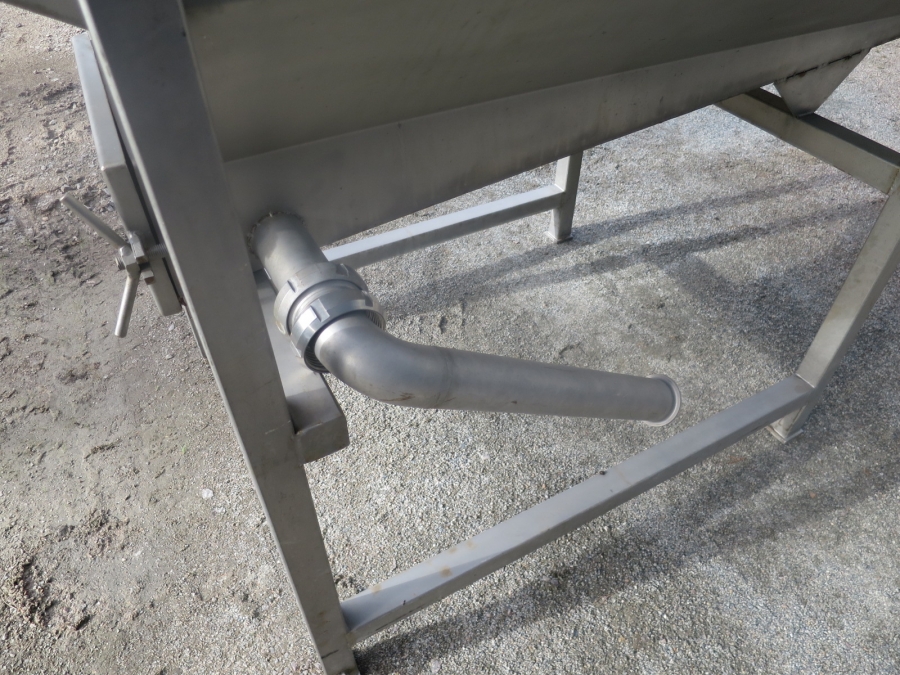 4889 Limas potato washer 1500x600 mm STAINLESS STEEL