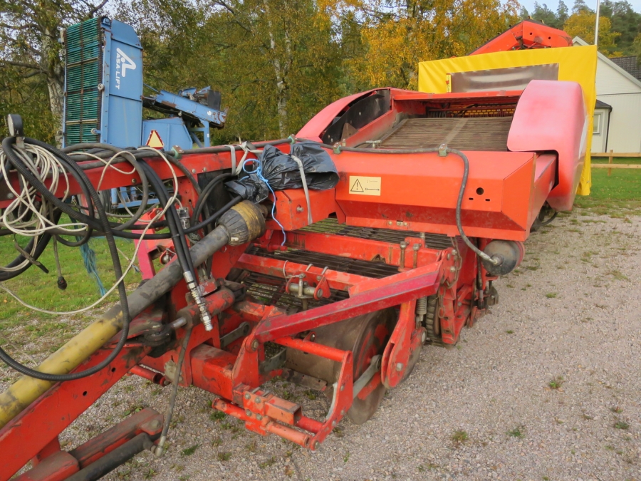 4894 Grimme GZ1700 potato harvester 2 row elevator