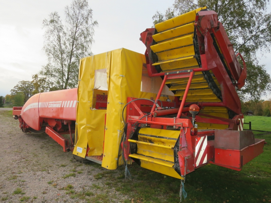 4894 Grimme GZ1700 potato harvester 2 row elevator