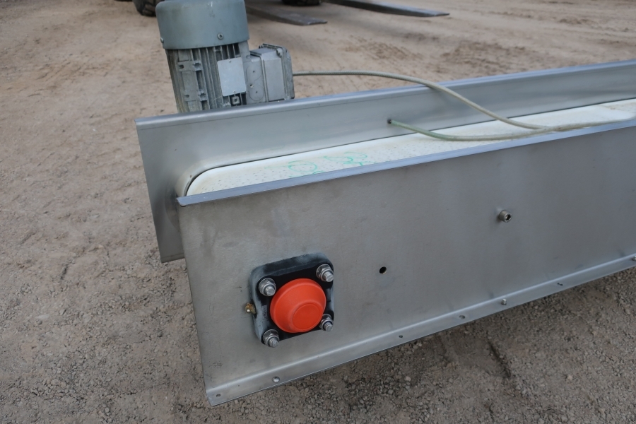 4915 Plain conveyor belt 4200x350 STAINLESS STEEL