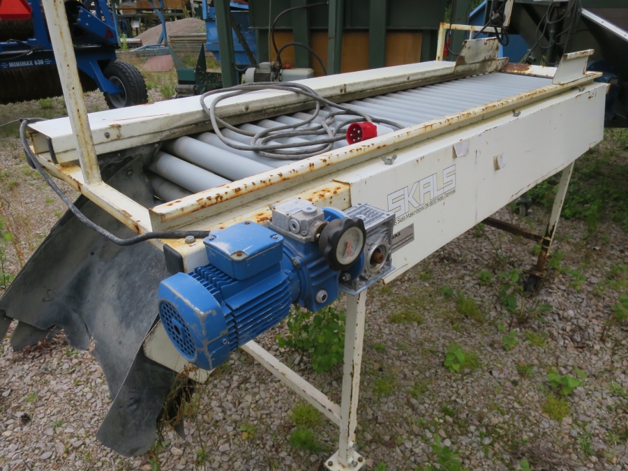 5059 Skals inspection table roller table 2100x600 mm