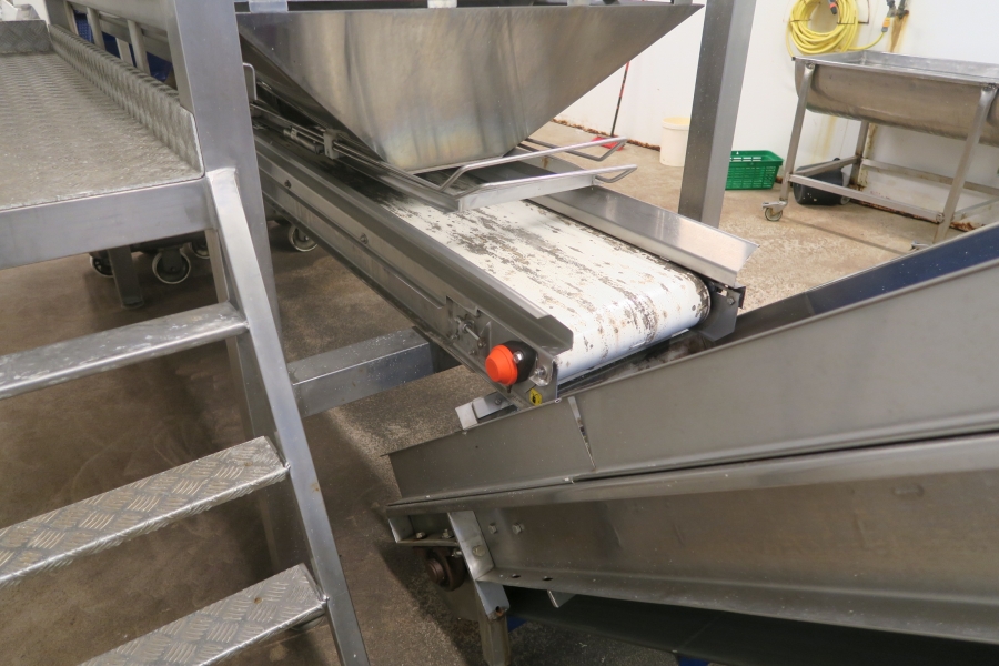 5158 PPM carborundum peeler 3 m / complete peeling line