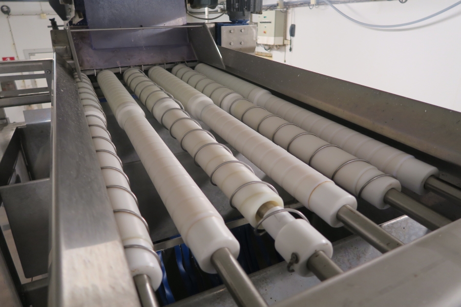 5158 PPM carborundum peeler 3 m / complete peeling line