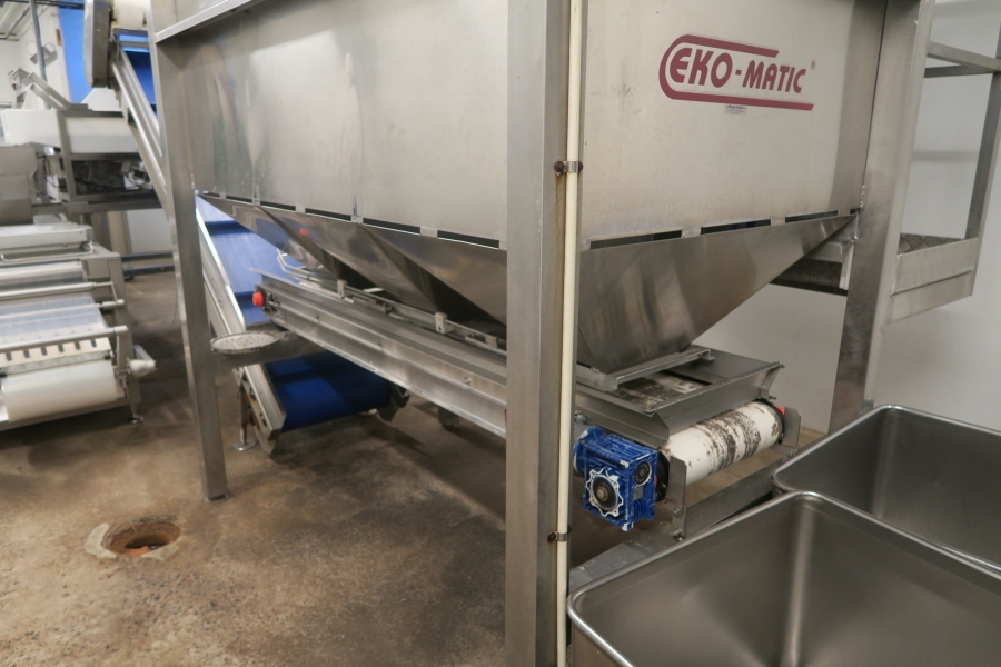 5158 PPM carborundum peeler 3 m / complete peeling line