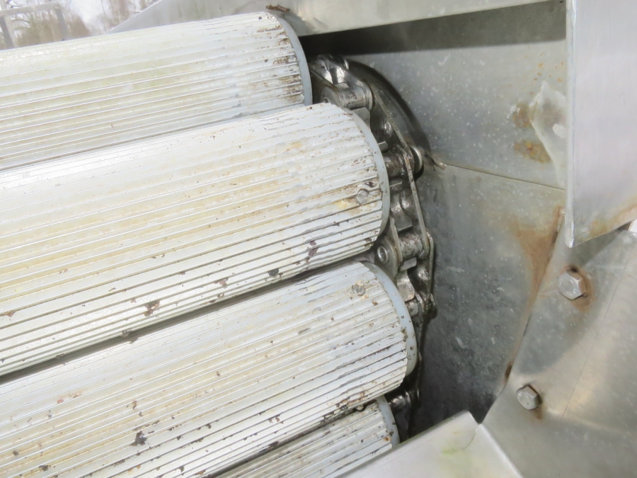 5170 RMT roller table in stainless steel