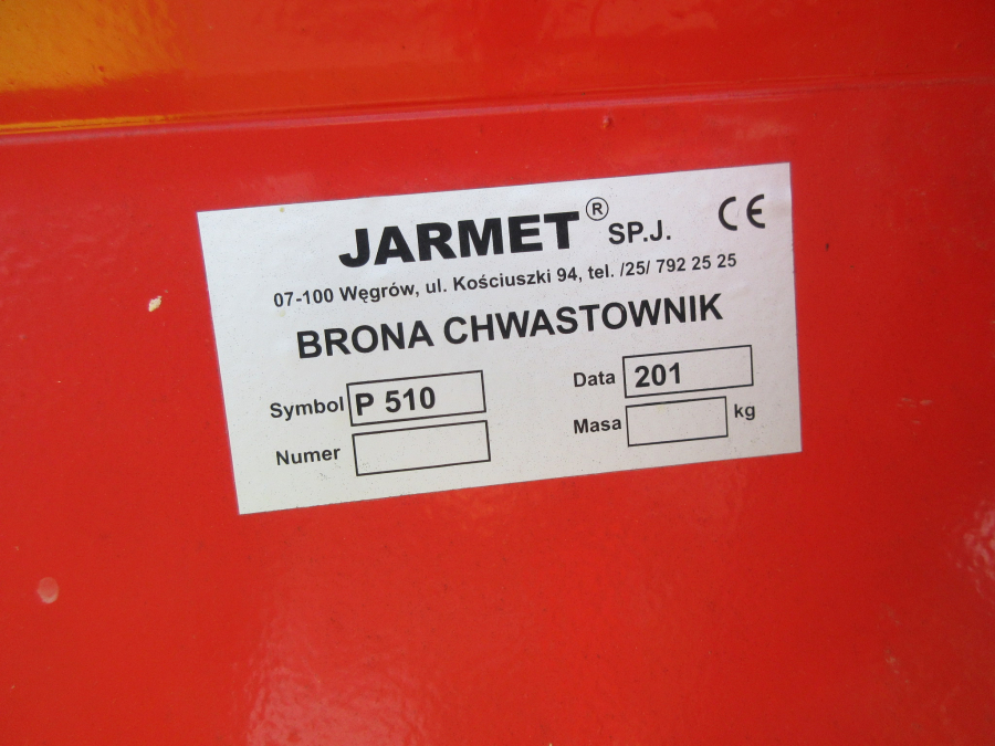 5207 Jarmet weed cultivator 9 m 