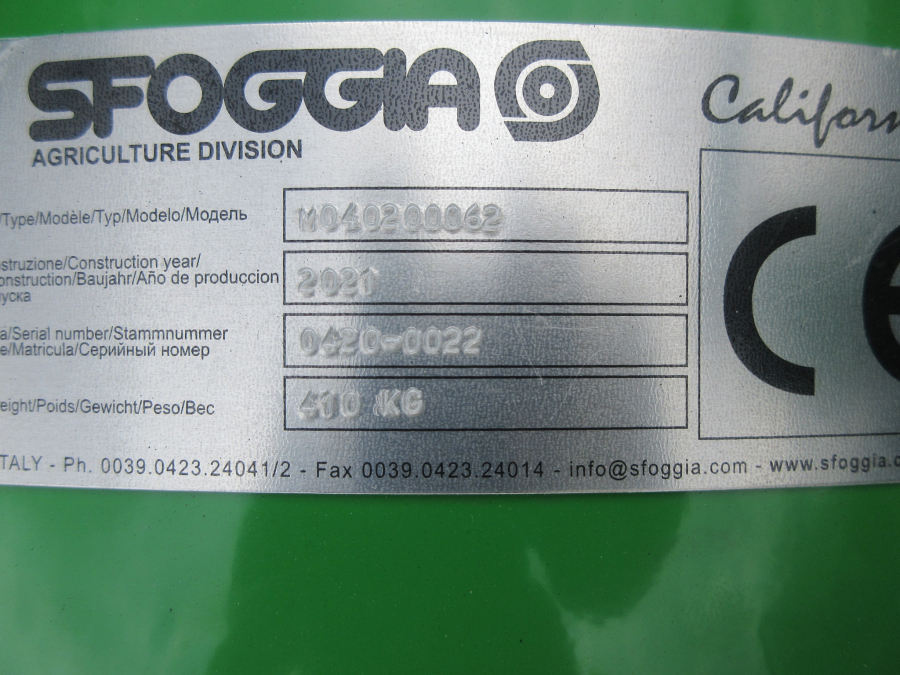 5420 Sfoggia California transplanter for seedlings