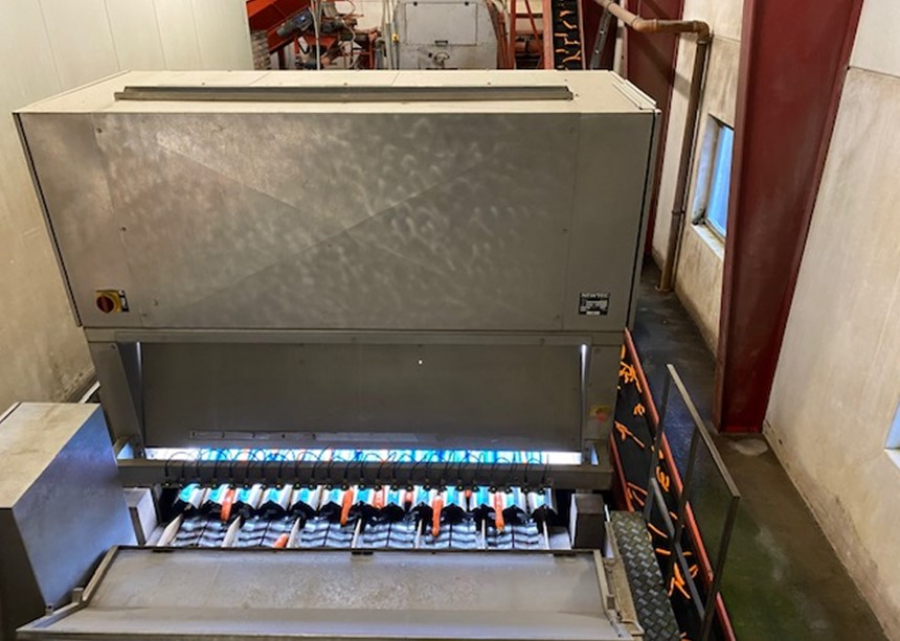 5443 Newtec celox optical sorter for carrots