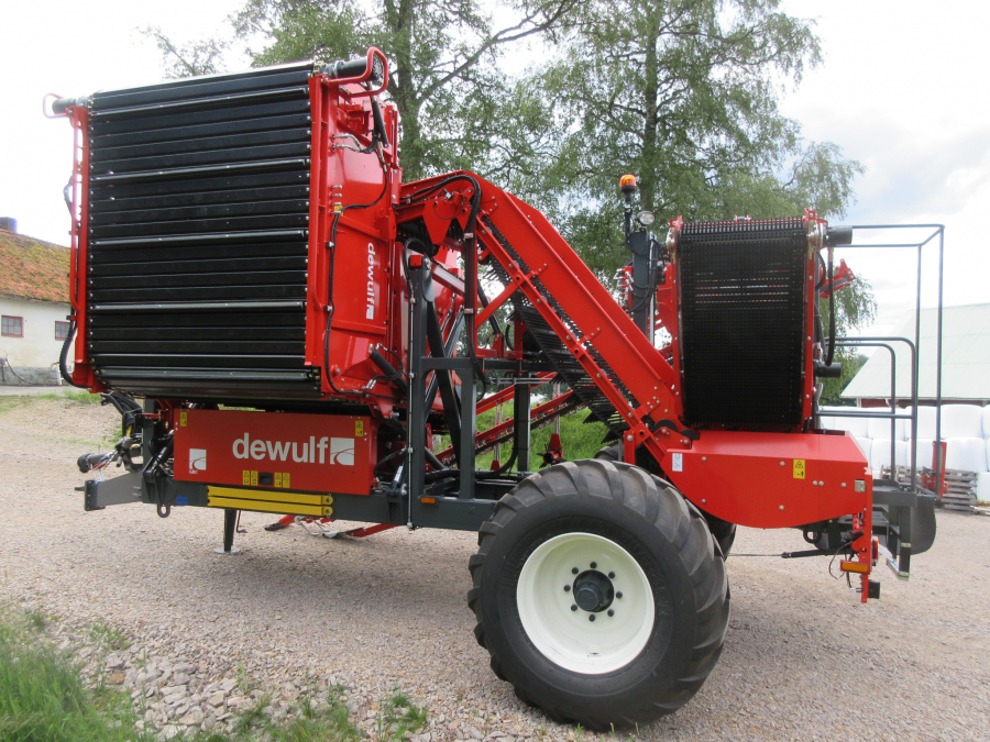 5481 Dewulf GBC carrot harvester with bunker