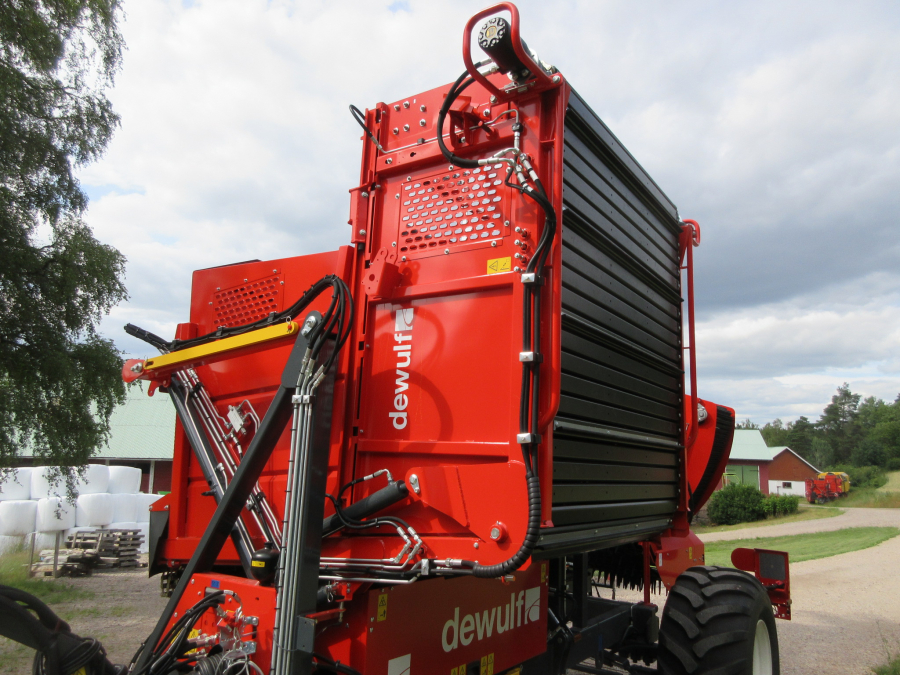 5481 Dewulf GBC carrot harvester with bunker