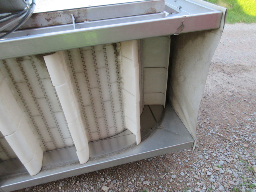 5517 EKKO elevator vertical 3600x600 mm STAINLESS STEEL