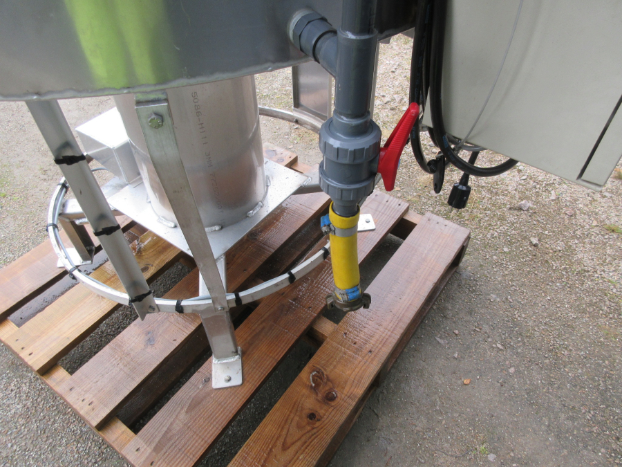 5525 Besnard asparagus washer / grader