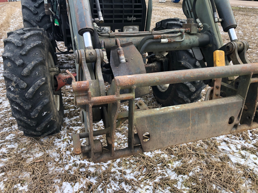 5542 Tractor Valmet 465 4WD with Moheda timber trailer 10 ton