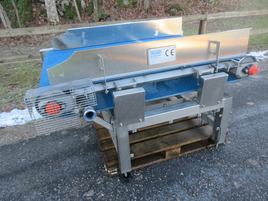 5567 Turatti transportband 1600x1000 mm rostfritt utförade