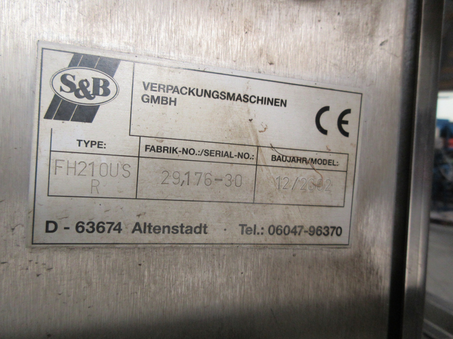 5578 Sorma FH210 bagging machine