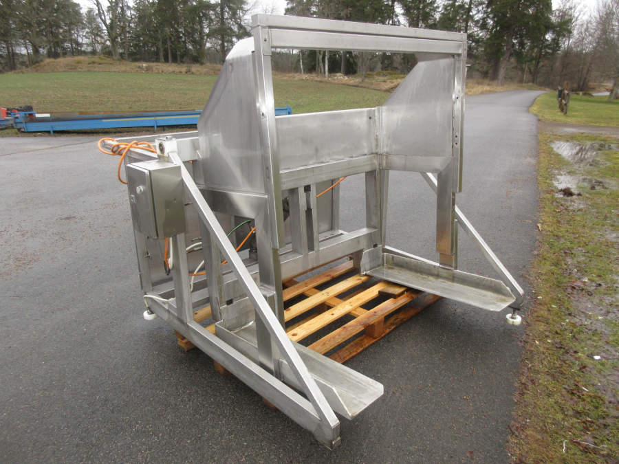 5791 Boxturner hydraulic stationary STAINLESS STEEL