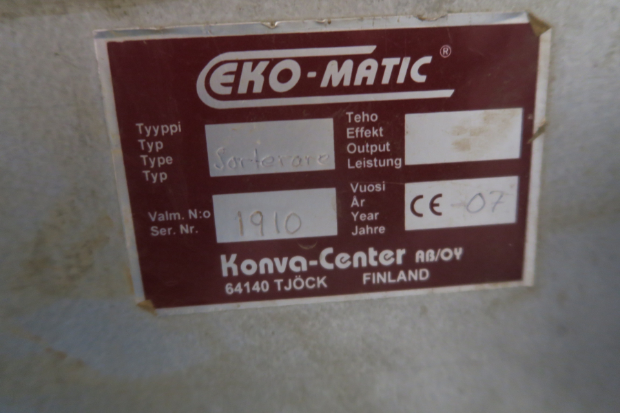 5802 Ekomatic potato sorting line