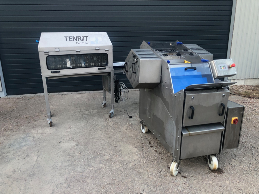 5841 Tenrit peeling line for carrots etc
