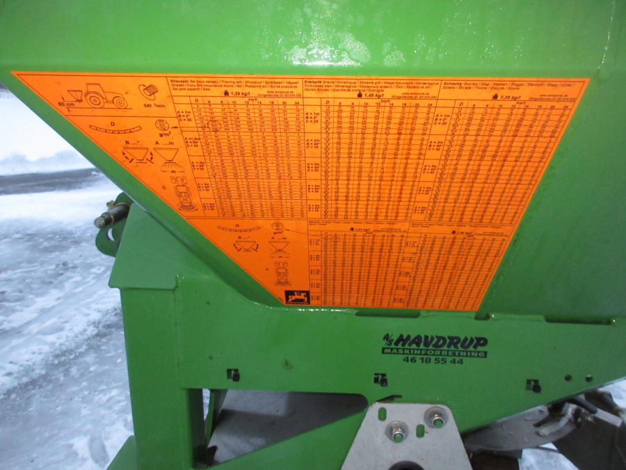 5866 Amazone E+S 300 salt spreader sand 
