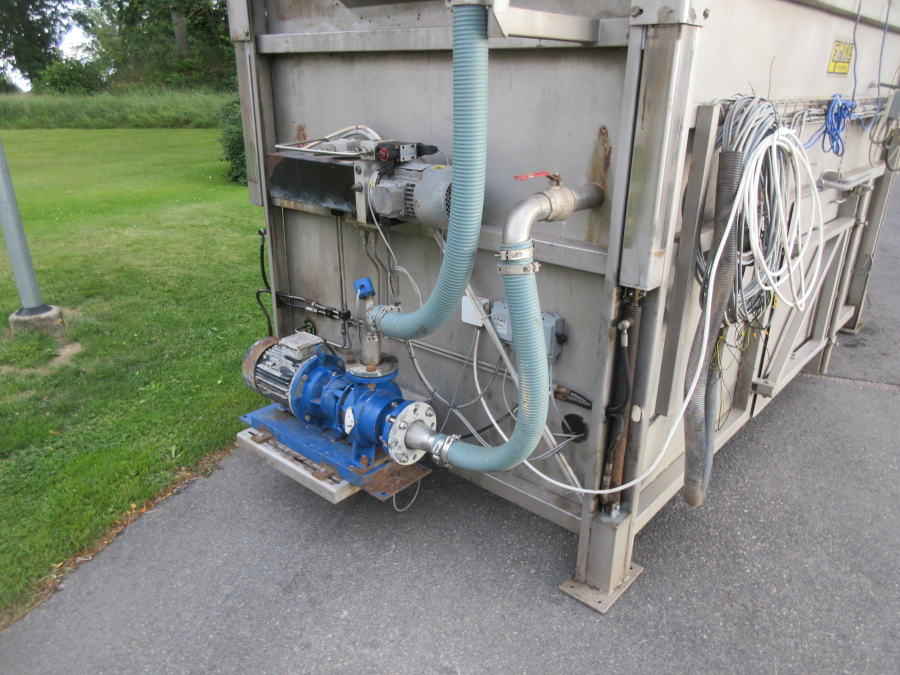5868 EMVE potato washing line with destoner STAINLESS STEEL