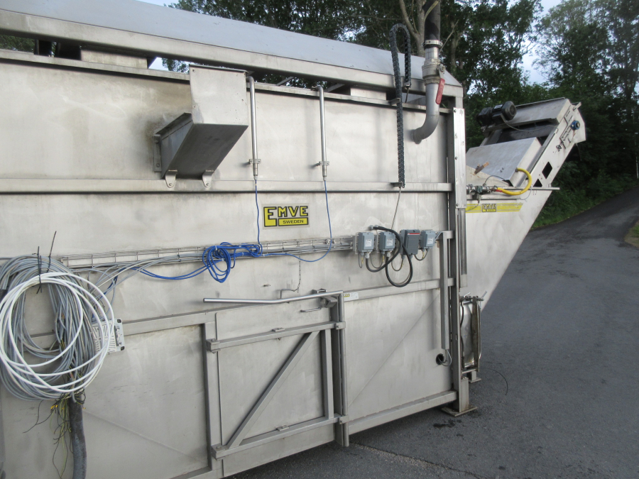5868 EMVE potato washing line with destoner STAINLESS STEEL