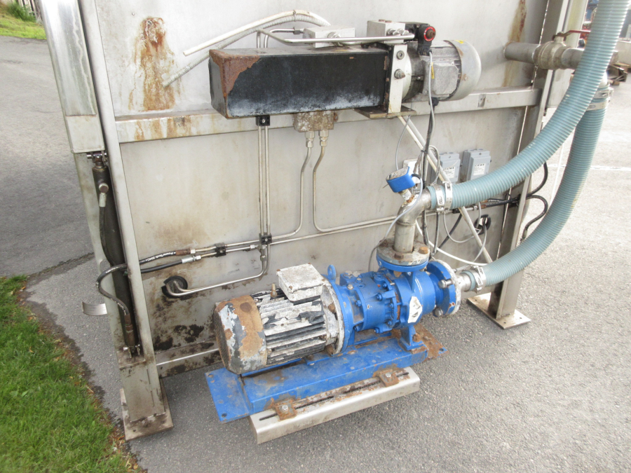 5868 EMVE potato washing line with destoner STAINLESS STEEL