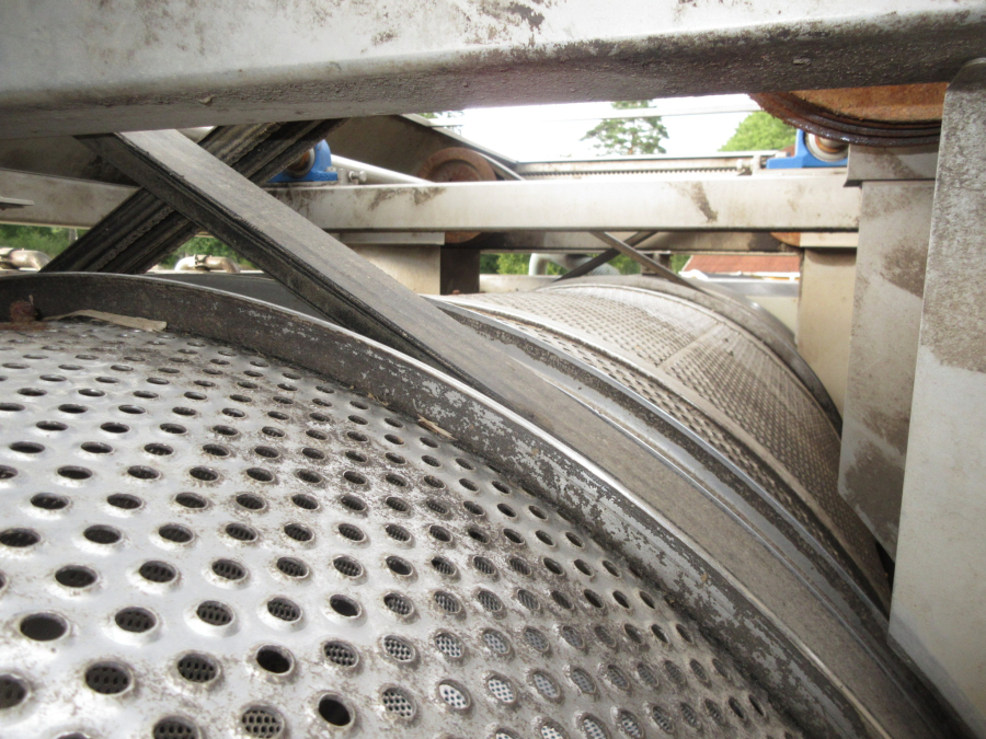 5868 EMVE potato washing line with destoner STAINLESS STEEL