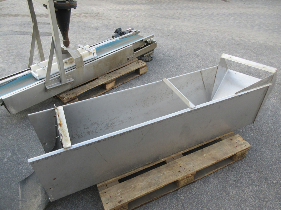5868 EMVE potato washing line with destoner STAINLESS STEEL
