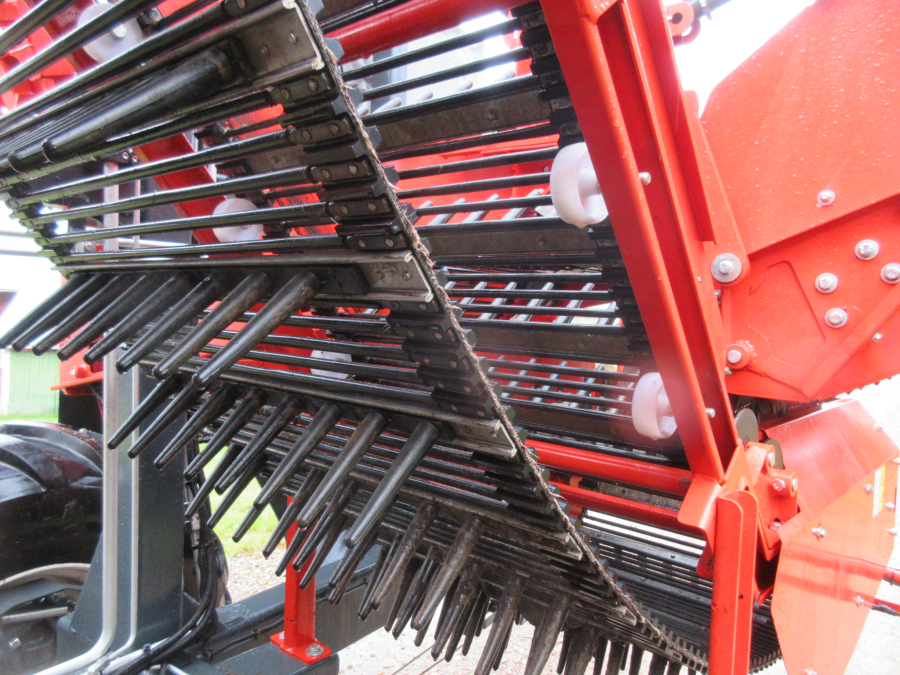 5896 Dewulf GBC carrot harvester with bunker